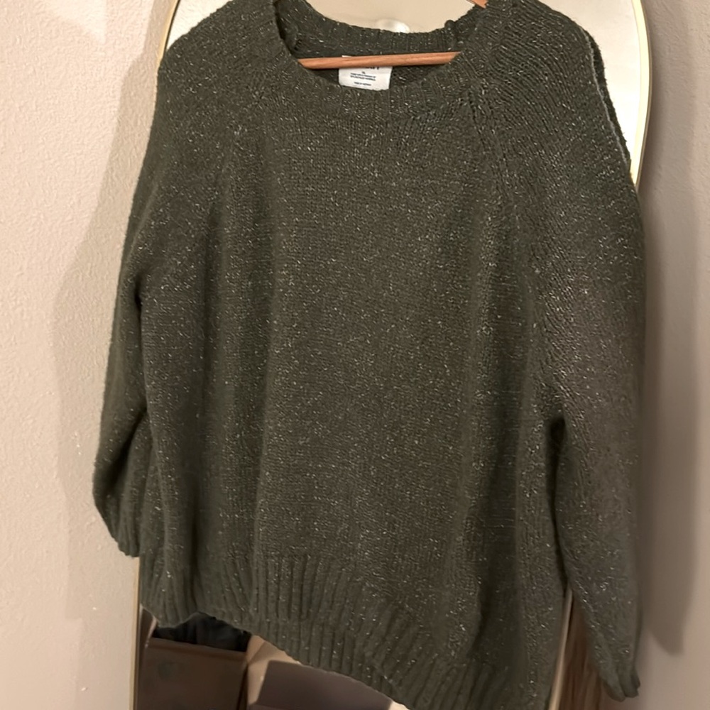 Green Chunky Sweater Size XL